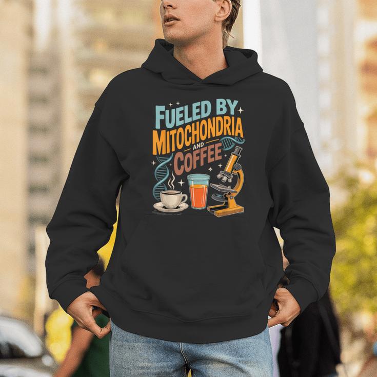 Biology Teacher Science Fueled By Mitochondria Coffee Unisex Hoodie, Science Teacher Hoodies, funny gift Biology Teacher Science Fueled By Mitochondria Coffee Unisex Hoodie, Science Teacher Hoodies, funny gift