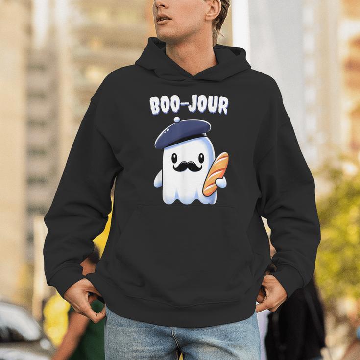 Boo Jour Ghost French Teacher Vintage Teacherlife Groovy Unisex Hoodie, Groovy Teacher Hoodies, funny gift Boo Jour Ghost French Teacher Vintage Teacherlife Groovy Unisex Hoodie, Groovy Teacher Hoodies, funny gift