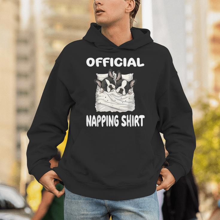 Boston Terrier Dog Official Sleepshirt Pajamas Nightgown For Men Women Kids Unisex Hoodie, funny gift