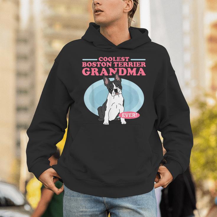 Boston Terrier Grandma Bostie Dog Owner Boston Terrier Men Women Unisex Hoodie, funny gift