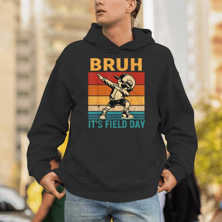 Bruh It's Field Day Teacher Happy Field Day Dabbing Boy Unisex Hoodie, funny gift Bruh It's Field Day Teacher Happy Field Day Dabbing Boy Unisex Hoodie, funny gift