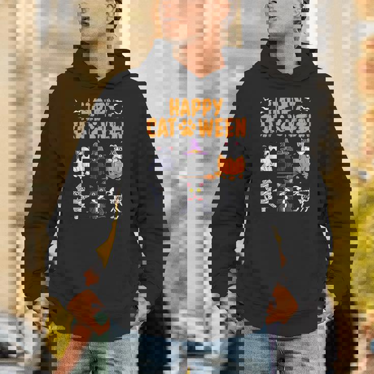 Cats Halloween Spooky Holiday Cute Kitten Cat Halloween Hoodie Cats Halloween Spooky Holiday Cute Kitten Cat Halloween Hoodie