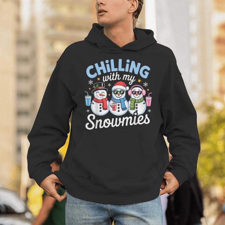 Chillin With My Snowmie Women Christmas Snowman Teacher Snow Unisex Hoodie, funny gift Chillin With My Snowmie Women Christmas Snowman Teacher Snow Unisex Hoodie, funny gift