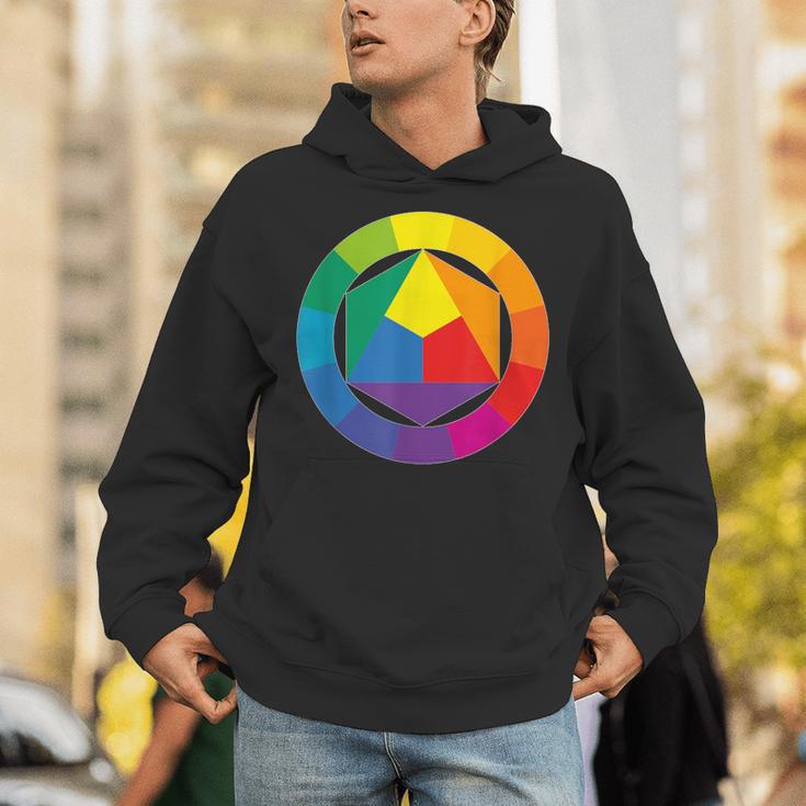 Color Wheel Palette Shirt Artist Painter Art Teacher Tshirt Unisex Hoodie, funny gift