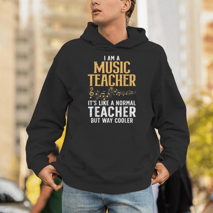 Cool Music Teacher Art For Men Women School Orchestra Coach Unisex Hoodie, funny gift