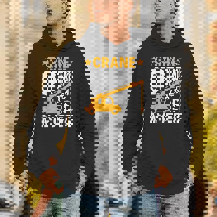 Crane Whisperer 面白いクレーン オペレーター パーカー