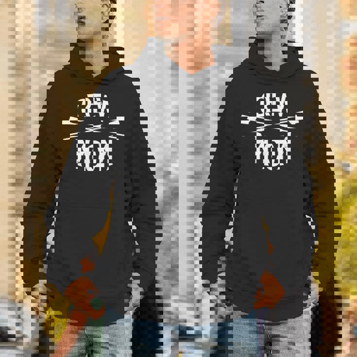 Crew Rowing Mom Team Mama Sculling Crossed Oars Unisex Hoodie