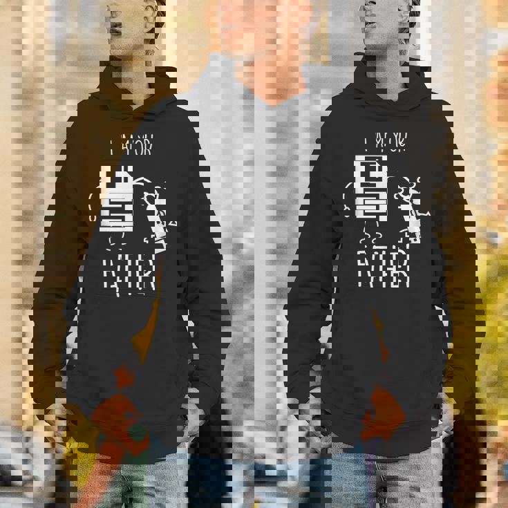 Cute & Usb Floppy Disk I Am Your Father Pun パーカー