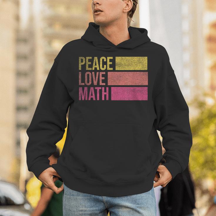 Cute Math Teacher Peace Love Math Unisex Hoodie, funny gift Cute Math Teacher Peace Love Math Unisex Hoodie, funny gift