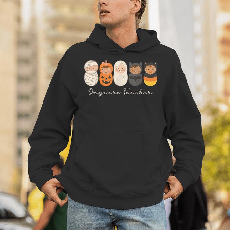 Daycare Teacher Halloween Infant Squad Spooky Childcare Fall Unisex Hoodie, funny gift