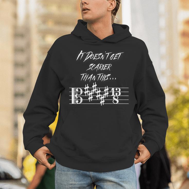 It Doesn't Get Scarier Halloween Music Teacher Costume For Men Women Unisex Hoodie, funny gift