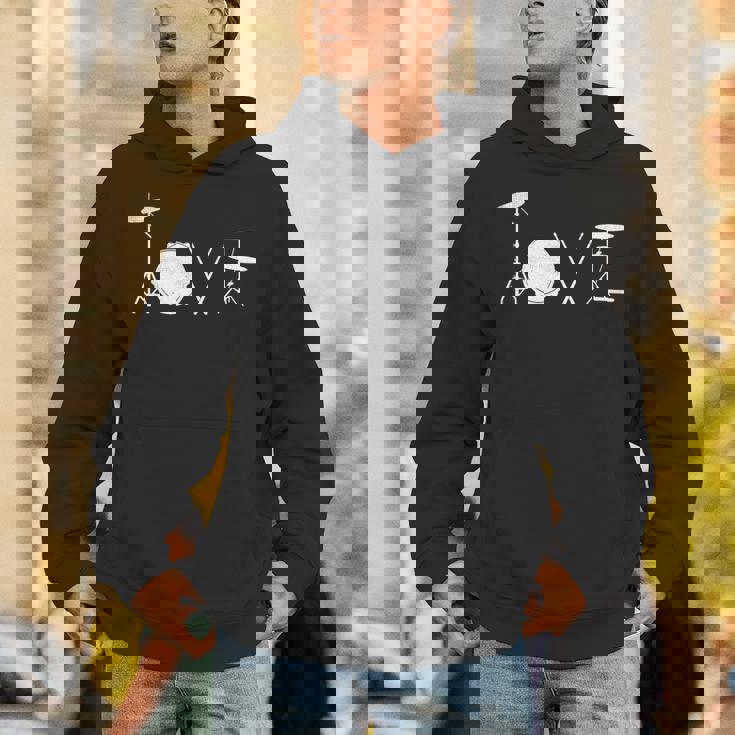 Drummer Love グラフィックドラムセット ドラミングミュージシャン ロックバンド パーカー