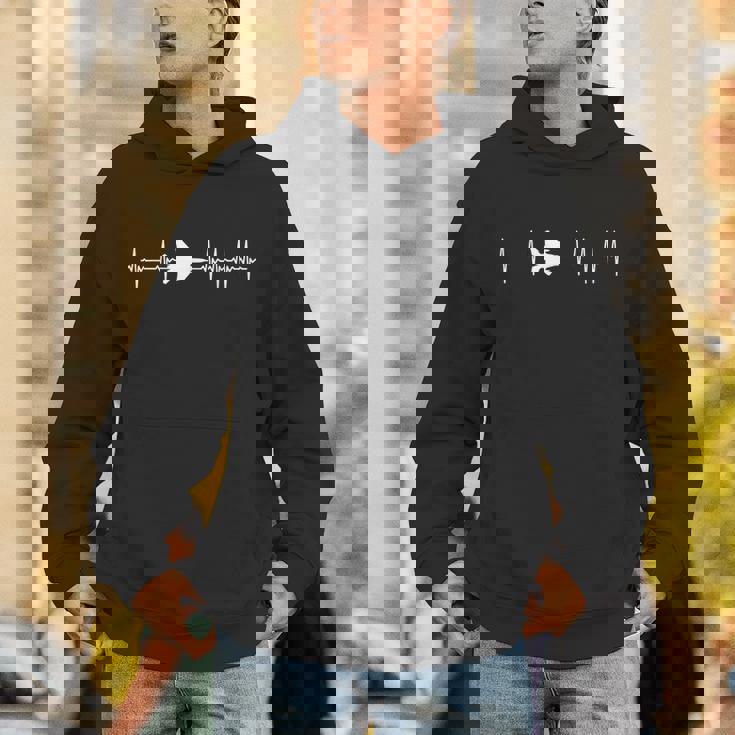 F-15 Eagle Ecg Heartbeat Airplane パーカー