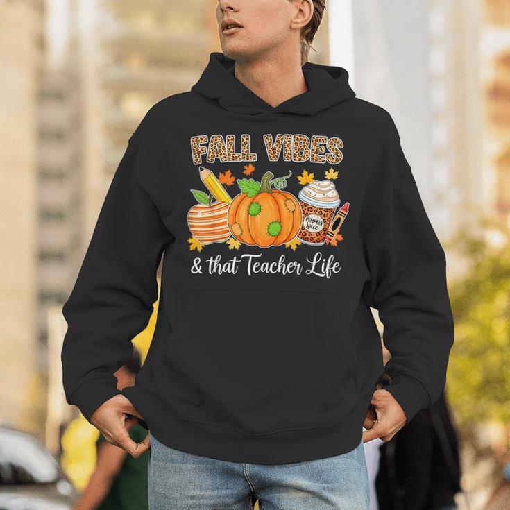 Fall Vibes And That Teacher Life Autumn Thanksgiving Unisex Hoodie, funny gift Fall Vibes And That Teacher Life Autumn Thanksgiving Unisex Hoodie, funny gift