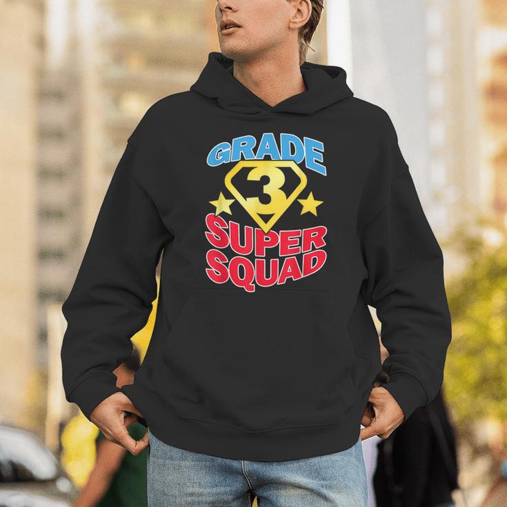 Grade 3 Super Squad Superhero Teacher Team Men Women Girls Kids Unisex Hoodie, Super Teacher Hoodies, funny gift
