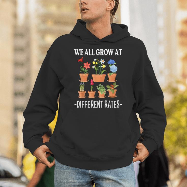 We All Grow At Different Rates Back To School Teacher Unisex Hoodie, funny gift We All Grow At Different Rates Back To School Teacher Unisex Hoodie, funny gift