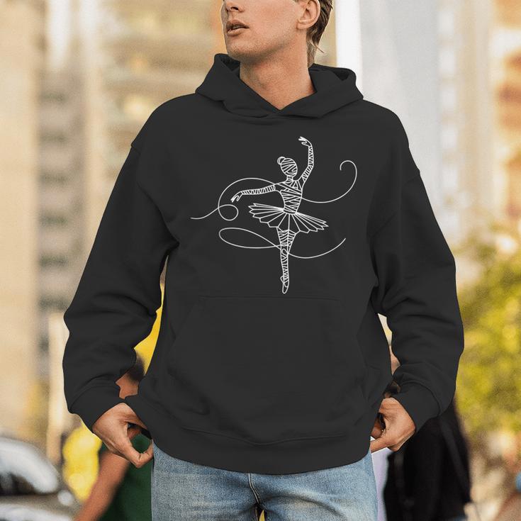 Halloween Ballet Mummy Ballerina Spooky Dance Teacher Women Unisex Hoodie, funny gift