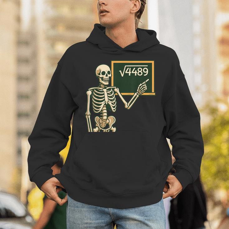 Halloween Skeleton 67 Meme Square Root 4489 Math Teacher Unisex Hoodie, funny gift Halloween Skeleton 67 Meme Square Root 4489 Math Teacher Unisex Hoodie, funny gift