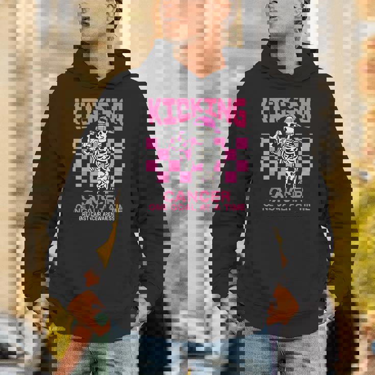 Halloween Soccer Breast Cancer Awareness Hoodie