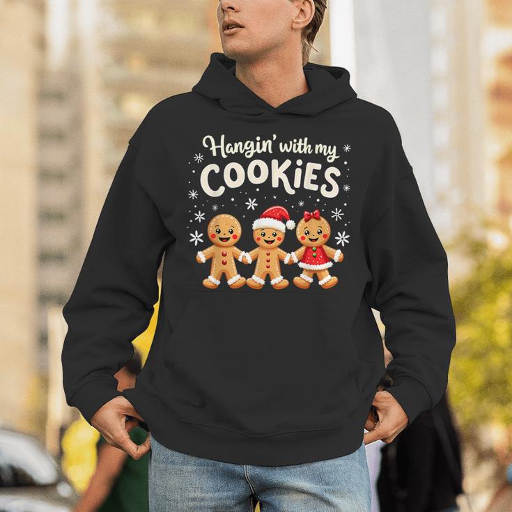 Hangin With My Cookies Gingerbread Christmas Teacher Unisex Hoodie, funny gift Hangin With My Cookies Gingerbread Christmas Teacher Unisex Hoodie, funny gift