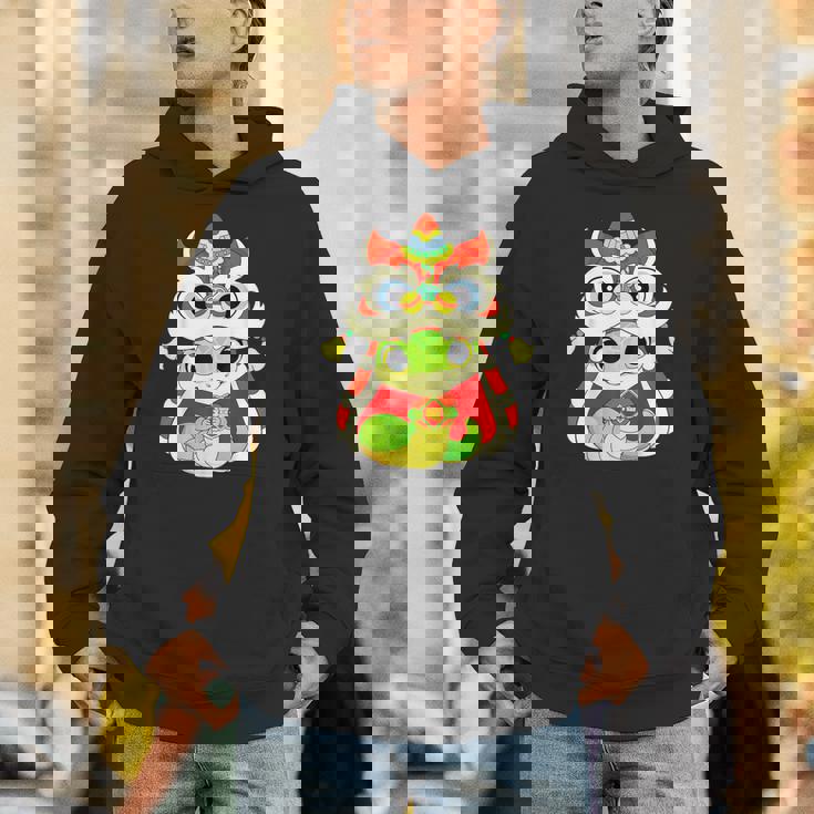 Happy Lunar Chinese New Year 2025 Cute Babynake Dragon パーカー