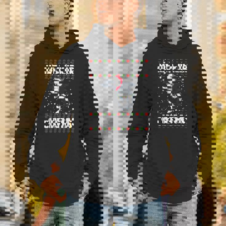 Have A Killer Whale クリスマス サンタ アグリークリスマス シャチ ファニー パーカー