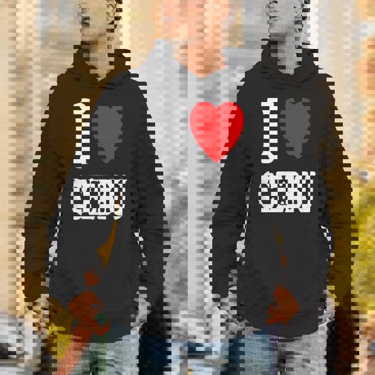 I Heart 愛 セブ 旅行 バケーション ツーリズム フィリピン パーカー