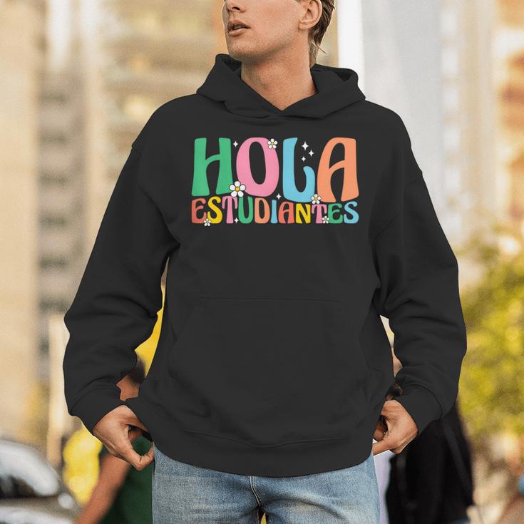 Hola Estudiantes Maestra Back To School Spanish Teacher Unisex Hoodie, funny gift Hola Estudiantes Maestra Back To School Spanish Teacher Unisex Hoodie, funny gift