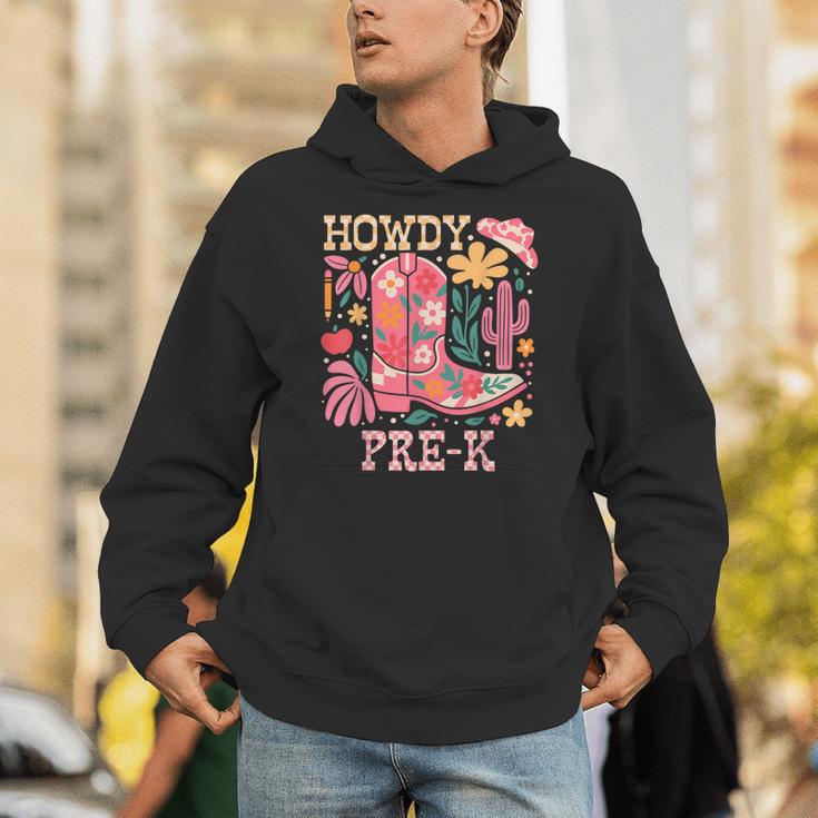 Howdy Pre-K Cowgirls Teacher Back To School Unisex Hoodie, funny gift Howdy Pre-K Cowgirls Teacher Back To School Unisex Hoodie, funny gift