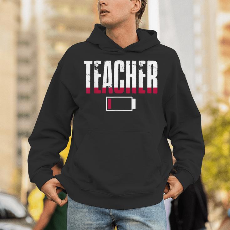 Humor Teacher Empty Battery Power Men Women Unisex Hoodie, funny gift Humor Teacher Empty Battery Power Men Women Unisex Hoodie, funny gift