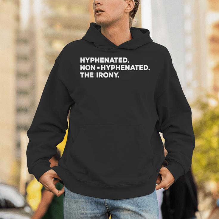 Hyphenated Irony Joke English Grammar Teachers Gag Unisex Hoodie, English Teacher Hoodies, funny gift Hyphenated Irony Joke English Grammar Teachers Gag Unisex Hoodie, English Teacher Hoodies, funny gift