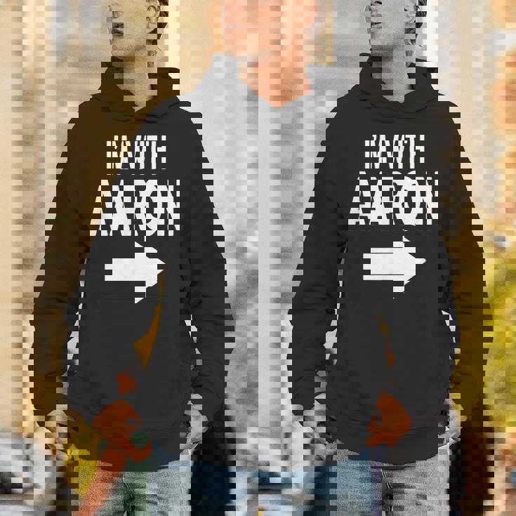 I'm With Aaron 名前 Aaron パーカー