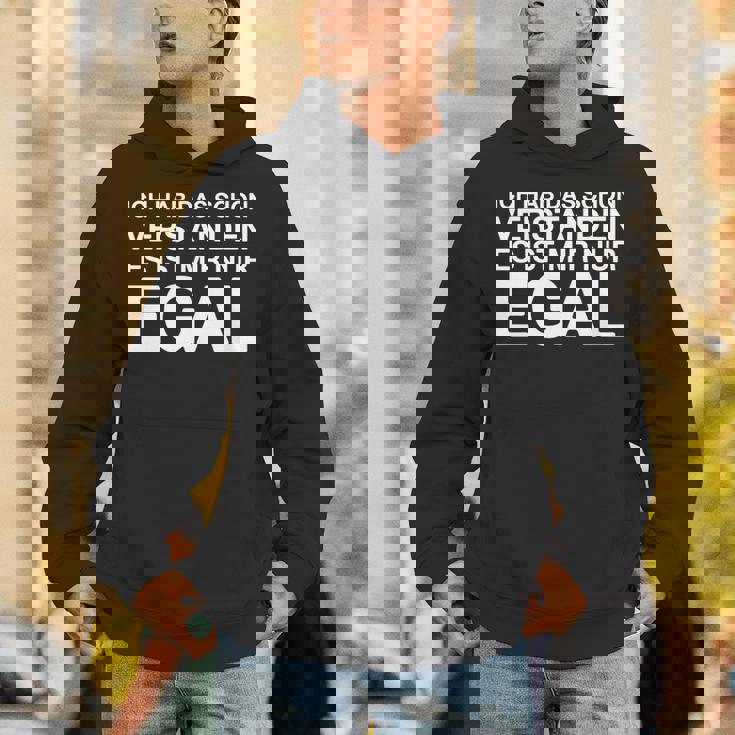 Ich Hab Daschonerstanden 面白いドイツ語の言葉 長袖tシャツ パーカー