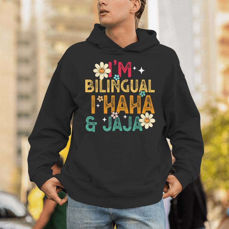I’m Bilingual I Haha And Jaja Spanish Teacher Bilingual For Men Women Girls Kids Unisex Hoodie, funny gift