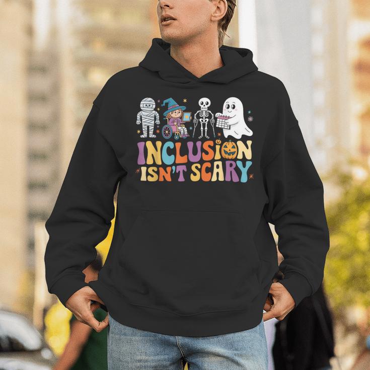 Inclusion Isn't Scary SLP Halloween Sped Teacher Unisex Hoodie, funny gift
