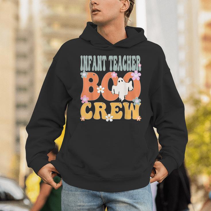 Infant Teacher Boo Crew Ghost Groovy Halloween For Women Unisex Hoodie, Groovy Teacher Hoodies, funny gift Infant Teacher Boo Crew Ghost Groovy Halloween For Women Unisex Hoodie, Groovy Teacher Hoodies, funny gift