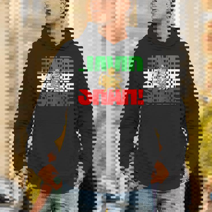Javidhah イラン国旗 ペルシャパフラヴィー ライオンと太陽 長袖tシャツ パーカー