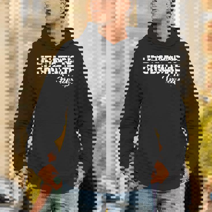 Life Happens チョコレートヘルプ パーカー