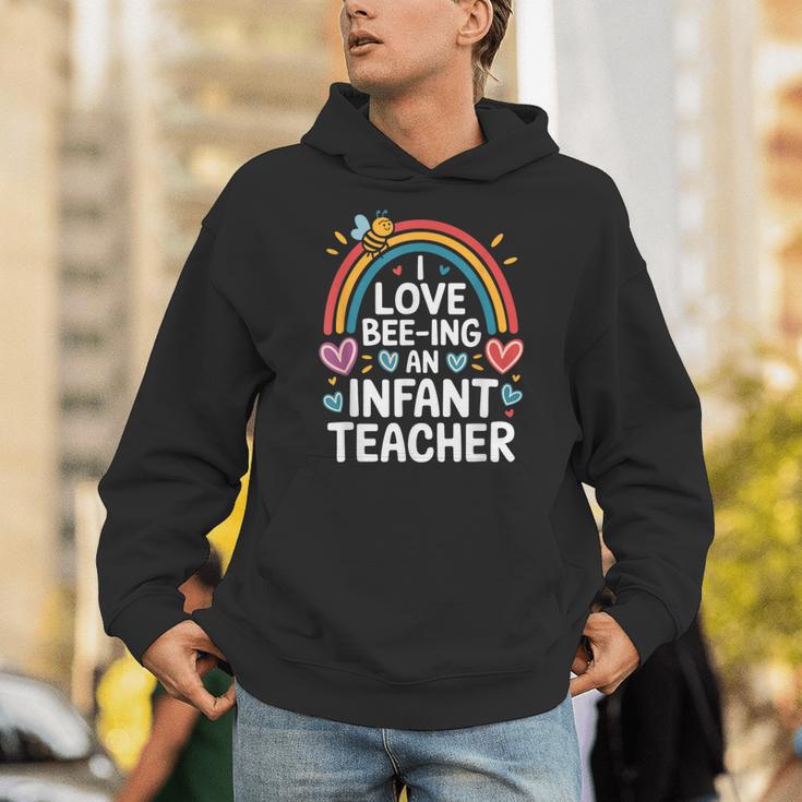 I Love Bee-Ing An Infant Teacher Toddler Teaching Unisex Hoodie, funny gift I Love Bee-Ing An Infant Teacher Toddler Teaching Unisex Hoodie, funny gift