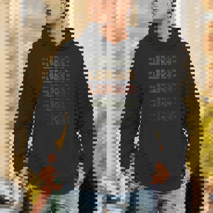 Love Heart Luhan グランジ ビンテージスタイル ブラック Luhan パーカー