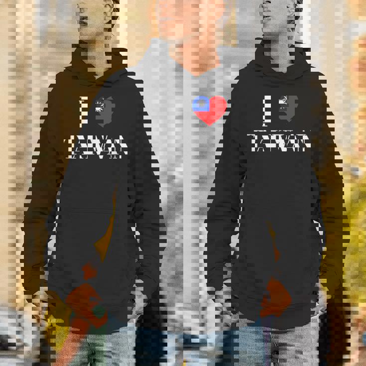 I Love Heart 台湾国旗 台湾 台湾 プライド Roc 台北 パーカー