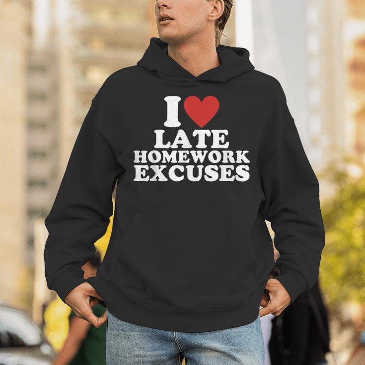 I Love Late Homework Excuses Sarcastic Teacher Lie For Men Women Unisex Hoodie, funny gift I Love Late Homework Excuses Sarcastic Teacher Lie For Men Women Unisex Hoodie, funny gift