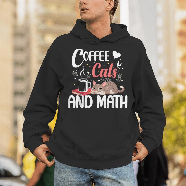 I Love Math Cats And Coffee Heart Mathematics Teacher Unisex Hoodie, funny gift I Love Math Cats And Coffee Heart Mathematics Teacher Unisex Hoodie, funny gift