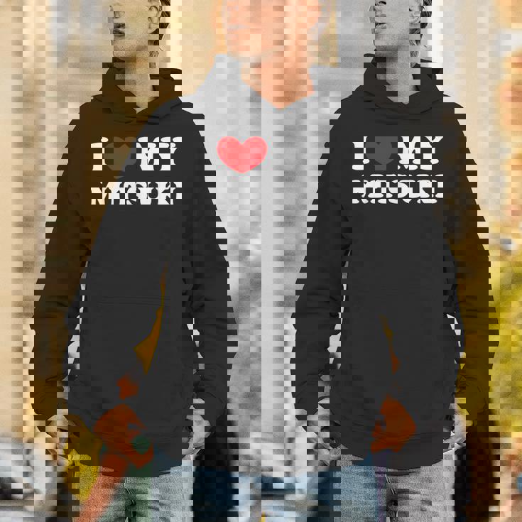 I Love My Mitsuki 私は私のミツキが大好きで、私は私のミツキが大好きです パーカー