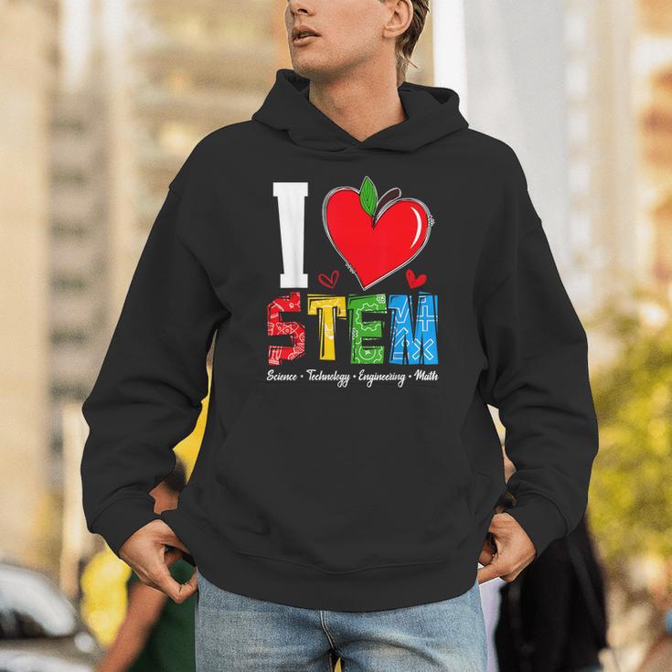 I Love STEM Student Teacher 1st Day Of School Back To School Unisex Hoodie, funny gift I Love STEM Student Teacher 1st Day Of School Back To School Unisex Hoodie, funny gift