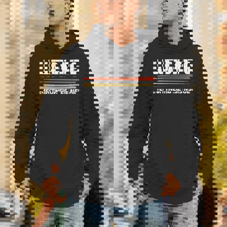 Ludwig Everything Else Is Noise クラシック音楽ドラムスティック 長袖tシャツ パーカー