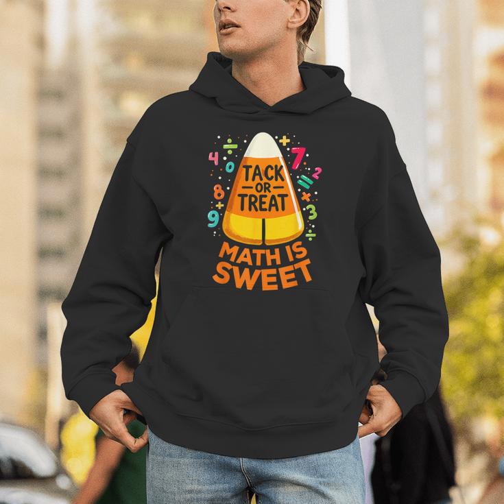 Math Teacher Halloween Costume Trick Or Treat Math Sweet Unisex Hoodie, funny gift