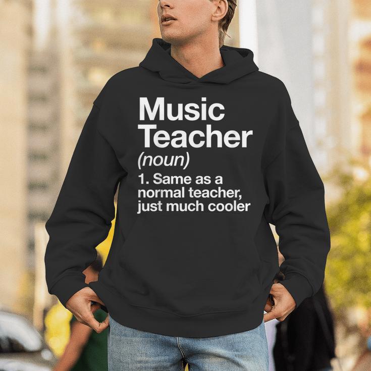 Music Teacher Definition Back To School First Day Unisex Hoodie, funny gift
