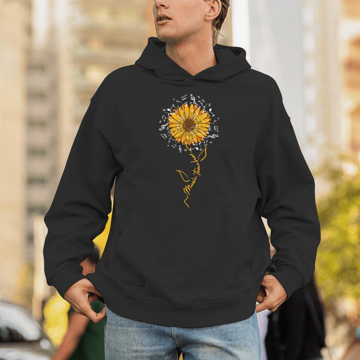 Music Teacher Shirt Sunflower Music Notes Musician Singer Unisex Hoodie, funny gift Music Teacher Shirt Sunflower Music Notes Musician Singer Unisex Hoodie, funny gift