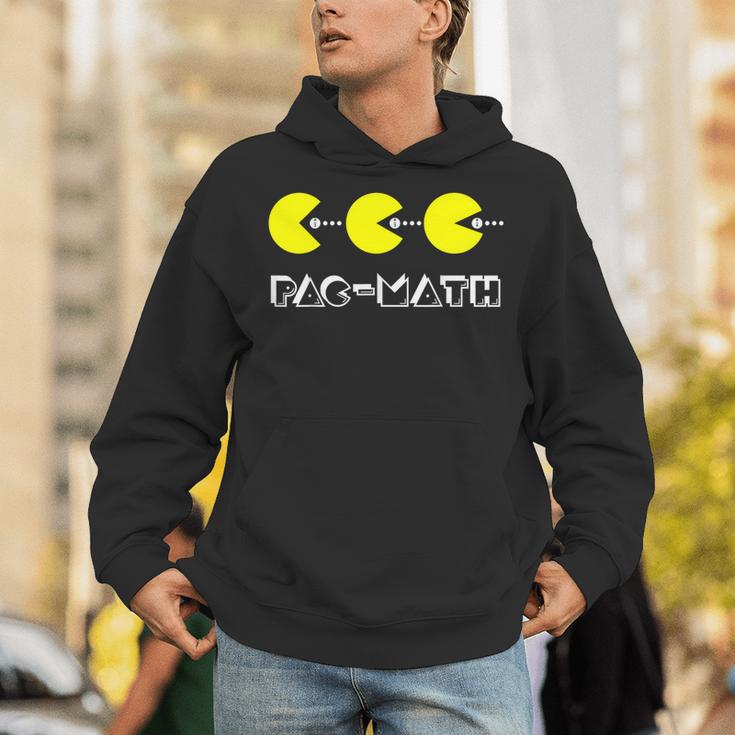 Nerdy Pac-Math Nom Retro Game Precalculus Math Teacher Unisex Hoodie, funny gift Nerdy Pac-Math Nom Retro Game Precalculus Math Teacher Unisex Hoodie, funny gift